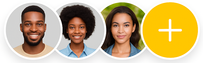 Registered Tutors with profile pictures